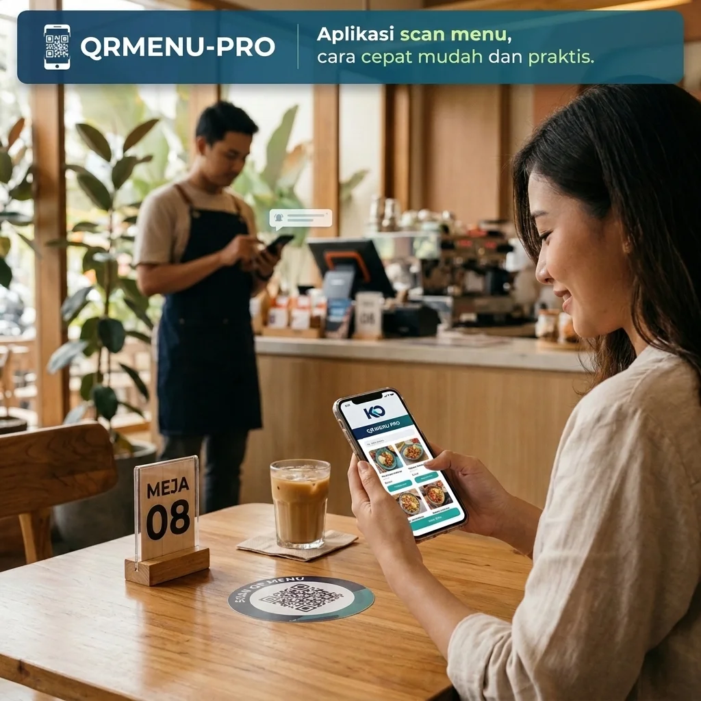 Tampilan produk QRMenu Pro